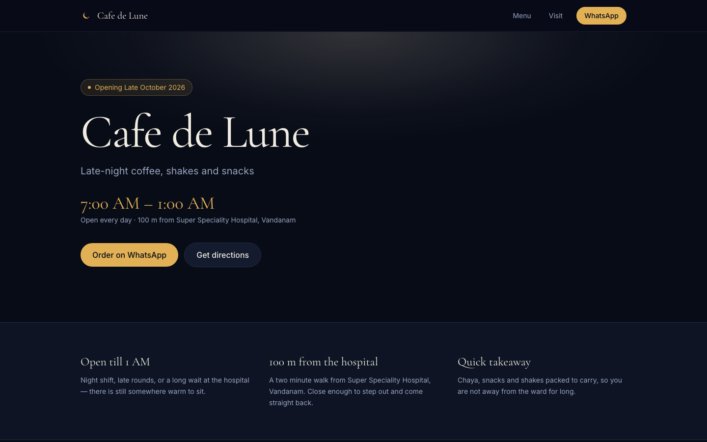 Café de Lune screenshot
